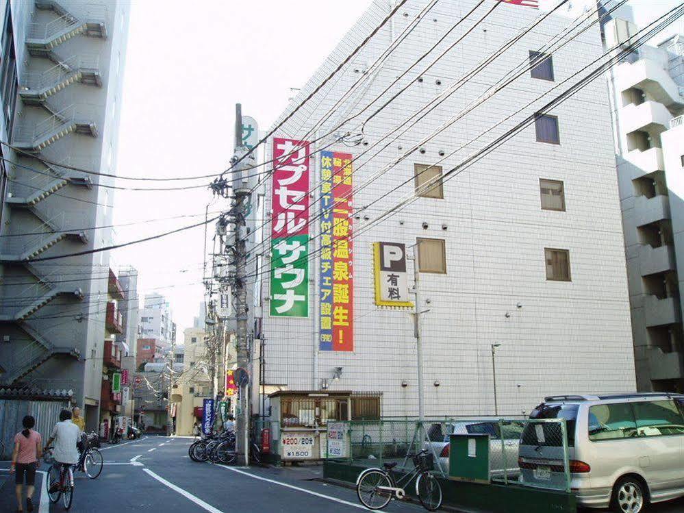 Capsule Hotel & Sauna Ikebukuro Plaza โตเกียว ภายนอก รูปภาพ